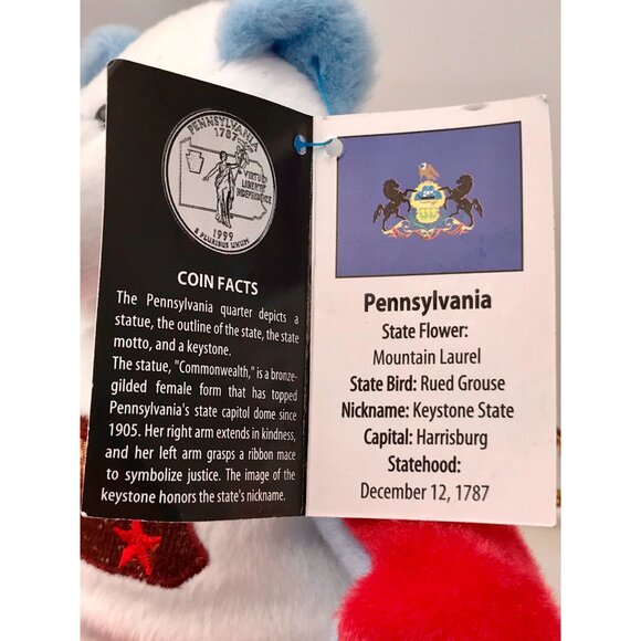 New State Coin Bear Set Limited Treasures First 12 States Colonies Collectible - Picture 15 of 16